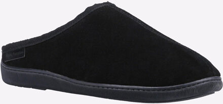 Hush Puppies Ashton Pantoffels MEMORY FOAM Heren Zwart - EU 47.5 / UK 12