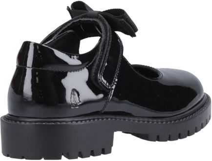 Hush Puppies Astrid Bow Meisjes Zwart Leren Schoenen - EU 47.5 / UK 12