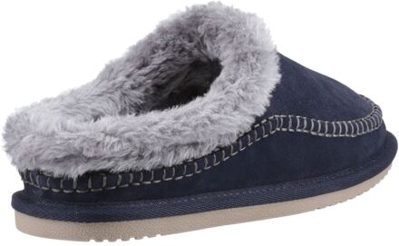 Hush Puppies Atticus Suède Heren Navy Slippers - EU 42 / UK 8