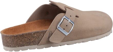 Hush Puppies Bailey Suède Dames Taupe Muilen