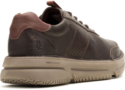 Hush Puppies Baylor Leren Heren Sneakers Bruin - maat EU 39/ UK 6