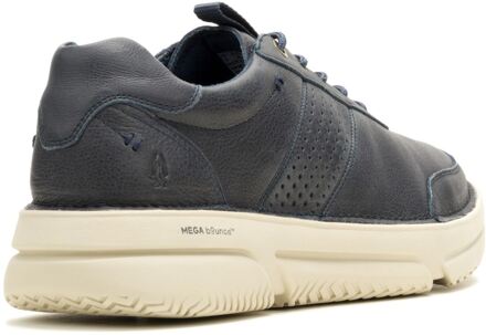 Hush Puppies Baylor Leren Heren Sneakers Marineblauw - maat EU 46 / UK 11 Navy
