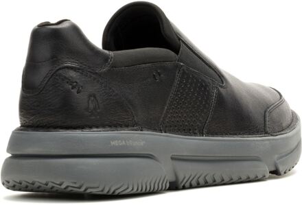 Hush Puppies Baylor Leren Mannen Zwarte Instappers - EU 40.5 / UK 7