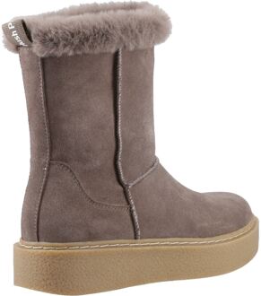 Hush Puppies Becca Mid Suède Dames Taupe Laarzen - EU 39/ UK 6