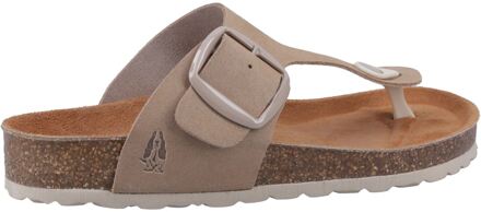 Hush Puppies Billie Suède Dames Taupe Sandalen - EU 43 / UK 9
