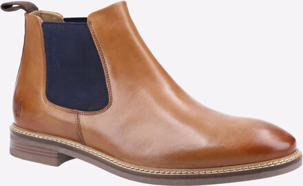 Hush Puppies Blake Leren Heren Tan Laarzen Bruin