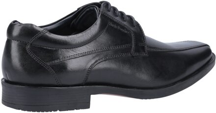 Hush Puppies Brandon Zwarte Leren Veterschoenen Voor Heren - EU 47.5 / UK 12