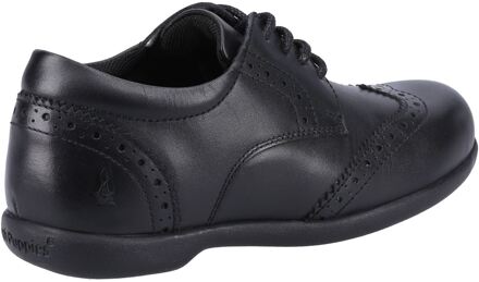 Hush Puppies Bridget JNR Meisjes Zwart Leren Brogues - EU 48.5 / UK 13