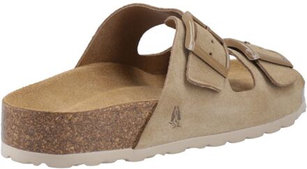 Hush Puppies Brixley Mule Suède Dames Taupe Standaard Sandalen - EU 37 / UK 4
