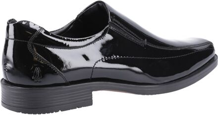 Hush Puppies Brody Leren Zwarte Instapschoenen Voor Heren