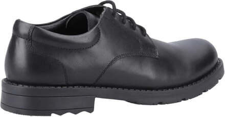 Hush Puppies BRUNO Jongens Leren School schoenen Zwart