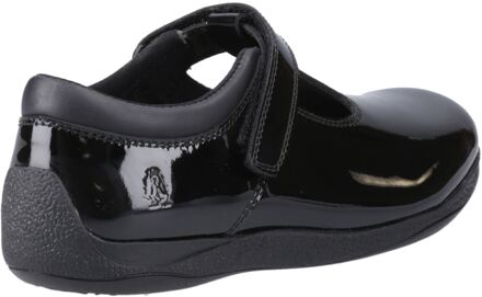 Hush Puppies Caitlin T-Bar Meisjes Zwart Leren Schoenen - EU 37 / UK 4