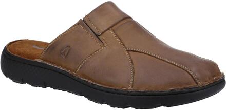Hush Puppies Carson Mule Leren Sandaal Heren Bruin - EU 39/ UK 6
