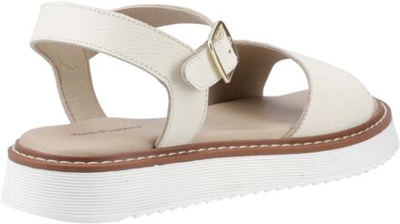 Hush Puppies Cassie Nubuck Dames Crème Sandalen - EU 38 / UK 5
