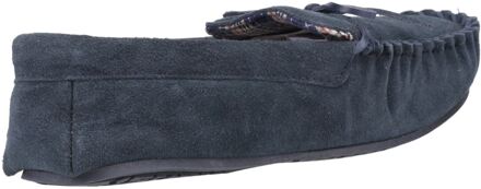 Hush Puppies Clyde Suede Herenpantoffels Navy - EU 44.5 / UK 10