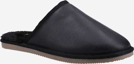 Hush Puppies Coady Suède Heren Zwarte Pantoffels - EU 46 / UK 11