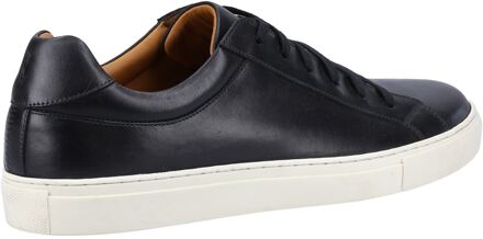 Hush Puppies Colton Leer Heren Zwart Trainers - EU 42 / UK 8