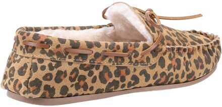Hush Puppies Dames/dames Allie Luipaardprint Suède Slippers (Bruin) - EU 39/ UK 6