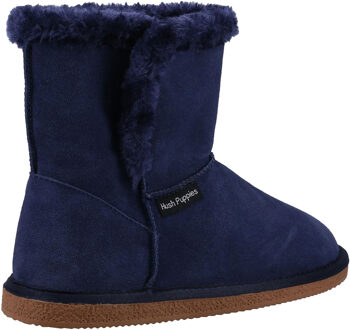 Hush Puppies Dames/dames Ashleigh Slipper Laarzen van Suède (Marine) Navy - EU 40.5 / UK 7
