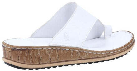 Hush Puppies Dames/dames Elissa Suède Sandalen (Wit/Crème)