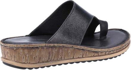 Hush Puppies Dames/dames Elissa Suède Sandalen (Zwart/Crème)