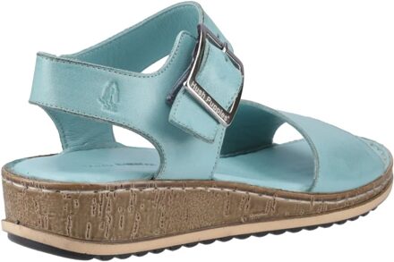 Hush Puppies Dames/dames Ellie leren sandalen (Aqua) Blauw