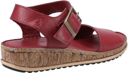 Hush Puppies Dames/dames Ellie leren sandalen (Bordeaux) Bourgogne