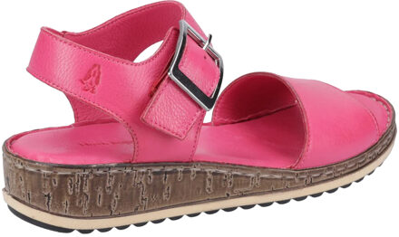Hush Puppies Dames/dames Ellie leren wig sandalen (Roze) - EU 39/ UK 6
