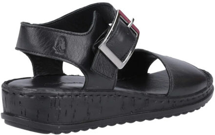 Hush Puppies Dames/dames Ellie leren wig sandalen (Zwart) - EU 42 / UK 8