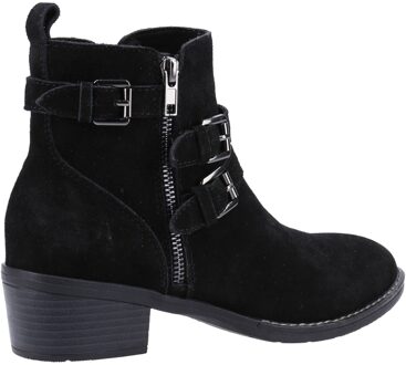 Hush Puppies Dames/dames Jenna Leren Enkellaarsjes (Zwart)