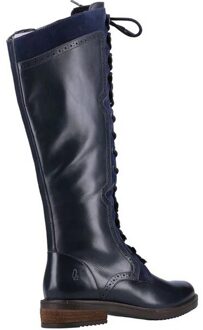 Hush Puppies Dames/Dames Rudy Leren Lange Laarzen (Marine) Navy