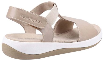 Hush Puppies Dames/dames Sylvie leren sandalen (Taupe) - EU 42 / UK 8