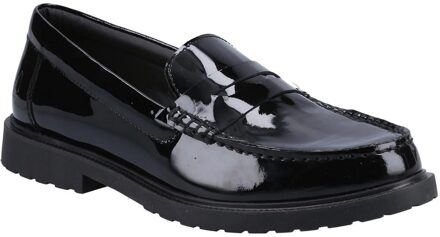 Hush Puppies Dames/Dames Verity Leren Loafers (Zwart octrooi) - EU 38 / UK 5