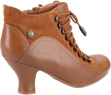 Hush Puppies Dames/dames Vivianna Leren Enkellaarsjes met Hak (Tan) - maat Bruin
