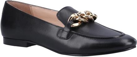 Hush Puppies Dames Harper Chain Leren Instappers (Zwart) - EU 38 / UK 5