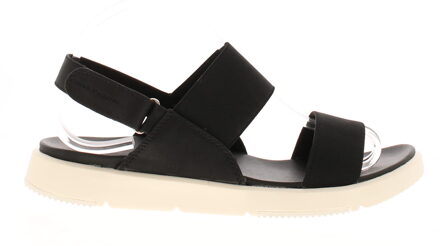 Hush Puppies Dames Sandalen Plat Selena Klittenbandsluiting zwart - EU 39/ UK 6