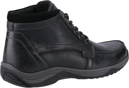 Hush Puppies Daryl Leren Zwarte Enkellaarzen Voor Heren - EU 39/ UK 6