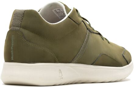 Hush Puppies De Goede Leren Mannentrainers Olijf