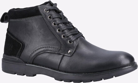 Hush Puppies Dean Suède Heren Zwarte Laarzen - EU 47.5 / UK 12