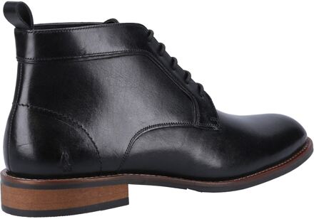 Hush Puppies Declan Veterschoenen Leer Heren Zwarte Boots - maat