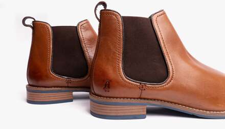 Hush Puppies Diego Chelsea Heren Formele Laarzen Tan - maat Bruin