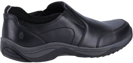 Hush Puppies Donald Lederen Heren Zwarte Moccasinschoenen - EU 46 / UK 11