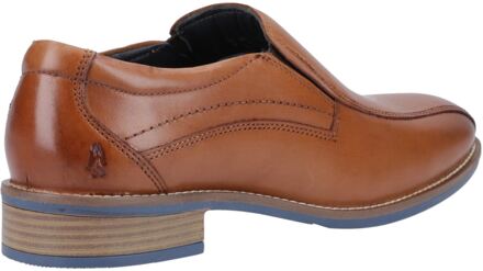 Hush Puppies Donovan Leren Heren Tan Instappers Bruin - EU 43 / UK 9