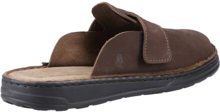 Hush Puppies Edward Leren Heren Bruine Mule - EU 46 / UK 11