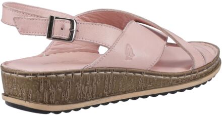 Hush Puppies Elena Leren Dames Blush Wedges Roze - EU 36 / UK 3