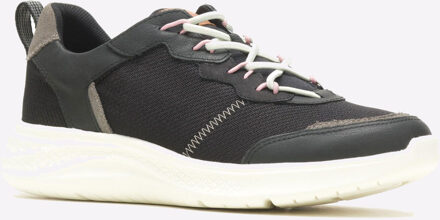 Hush Puppies Elevate Bungee Leren Zwarte Sneakers Voor Dames - EU 38 / UK 5