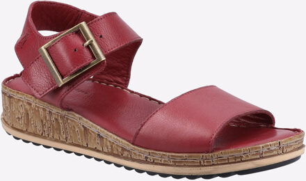 Hush Puppies Ellie LEREN Dames Bourgogne - EU 40.5 / UK 7