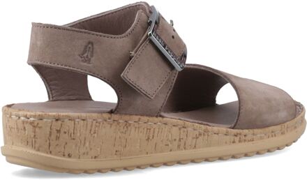Hush Puppies Ellie Leren Vrouwen Fossiel Sandalen Grijs - EU 39/ UK 6
