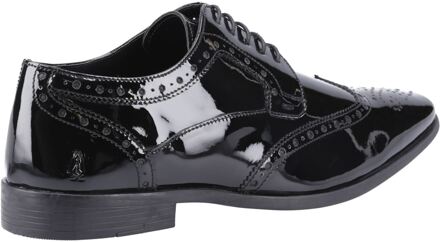Hush Puppies Elliot Leren Heren Zwarte Brogues Schoenen - EU 43 / UK 9