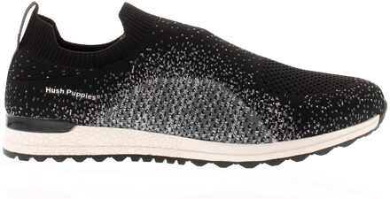 Hush Puppies ennis sneakers dames zwart - maat EU 39/ UK 6